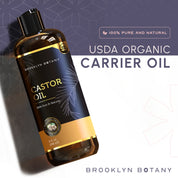 Organic Castor Oil 8 OZ
