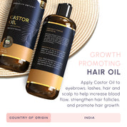 Organic Castor Oil 8 OZ