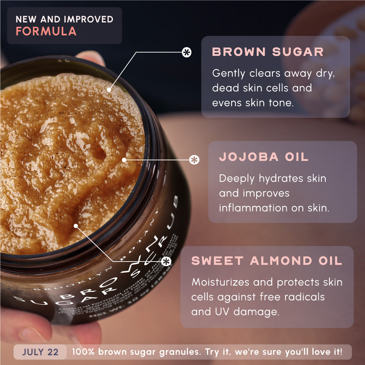 Brown Sugar Body Scrub 10 oz
