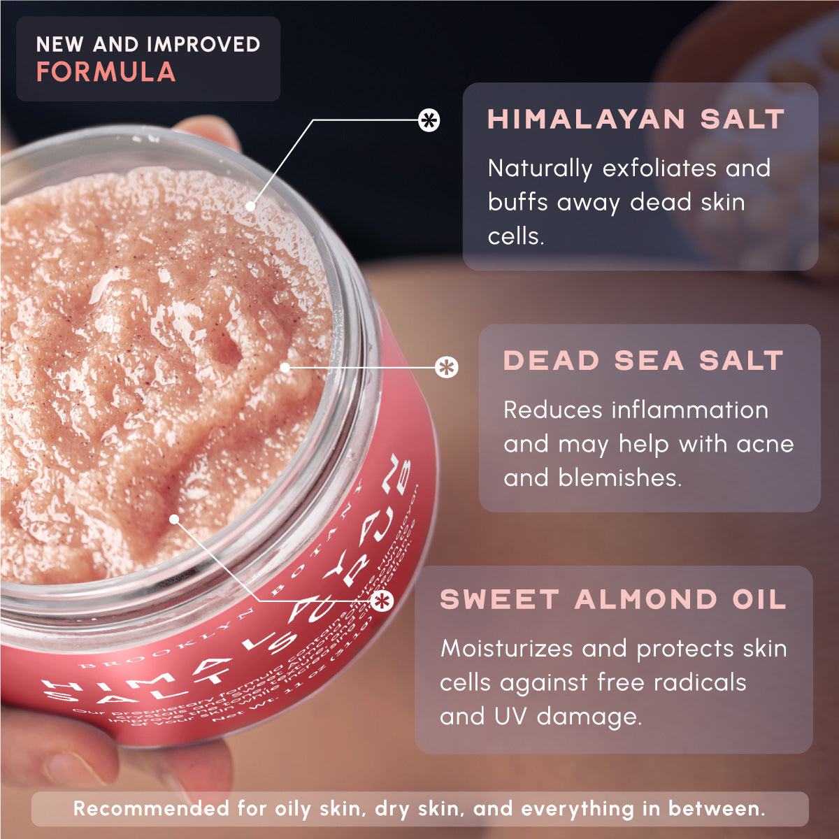 Himalayan Salt Body Scrub 10 oz