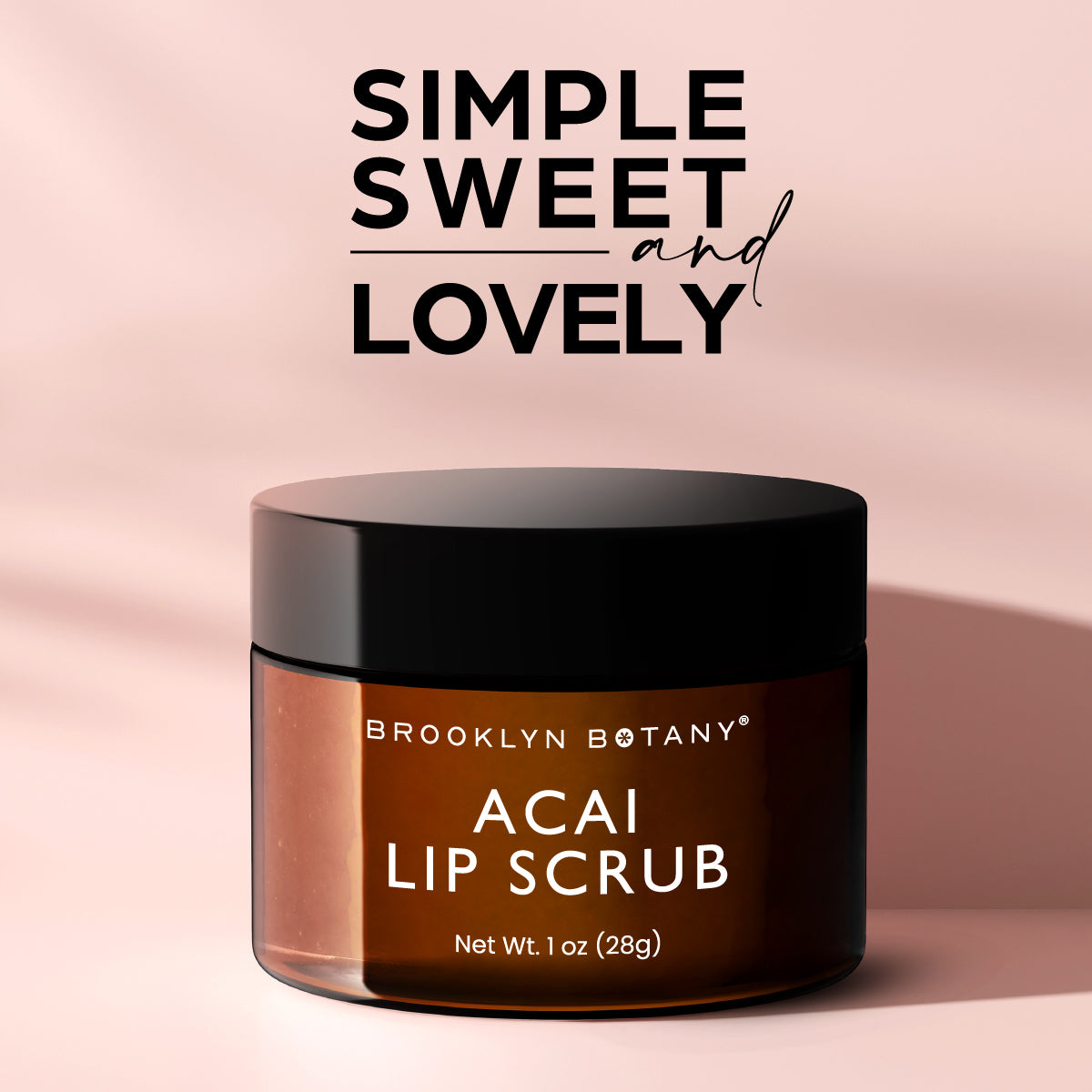 Lip Scrub Exfoliator - Acai 1 oz