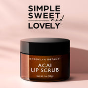 Lip Scrub Exfoliator - Acai 1 oz