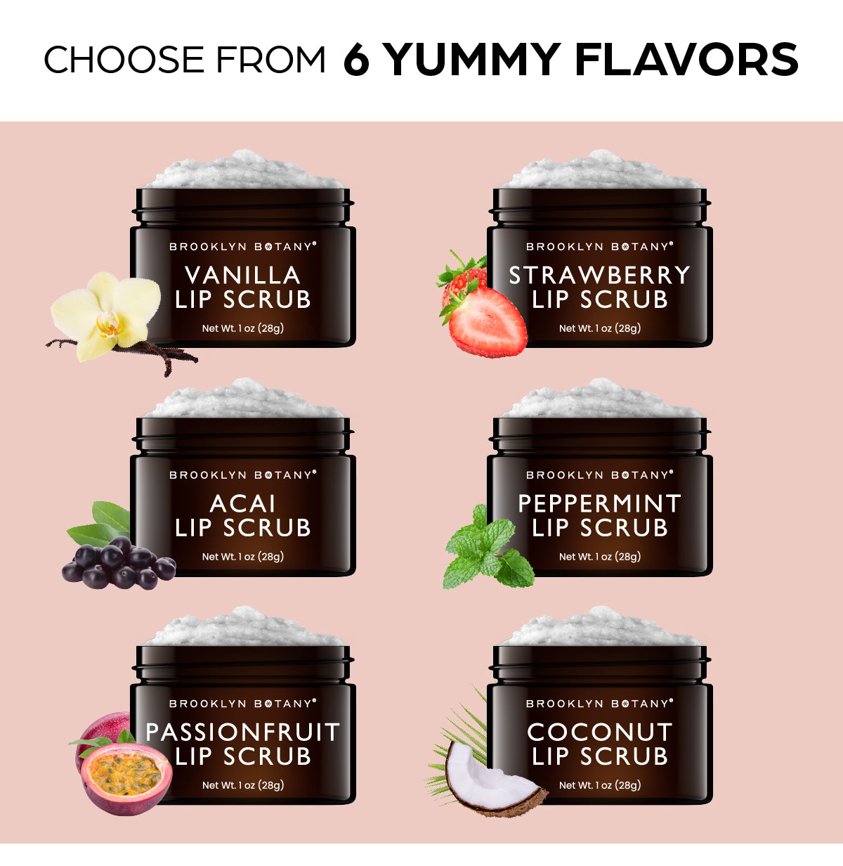 Lip Scrub Exfoliator - Coconut 1 oz