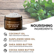 Lip Scrub Exfoliator - Peppermint 1 oz