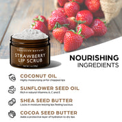 Lip Scrub Exfoliator - Strawberry 1 oz