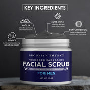 Microdermabrasion Facial Scrub for Men 2.5 oz