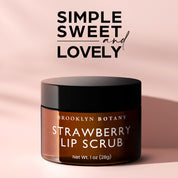 Lip Scrub Exfoliator - Strawberry 1 oz