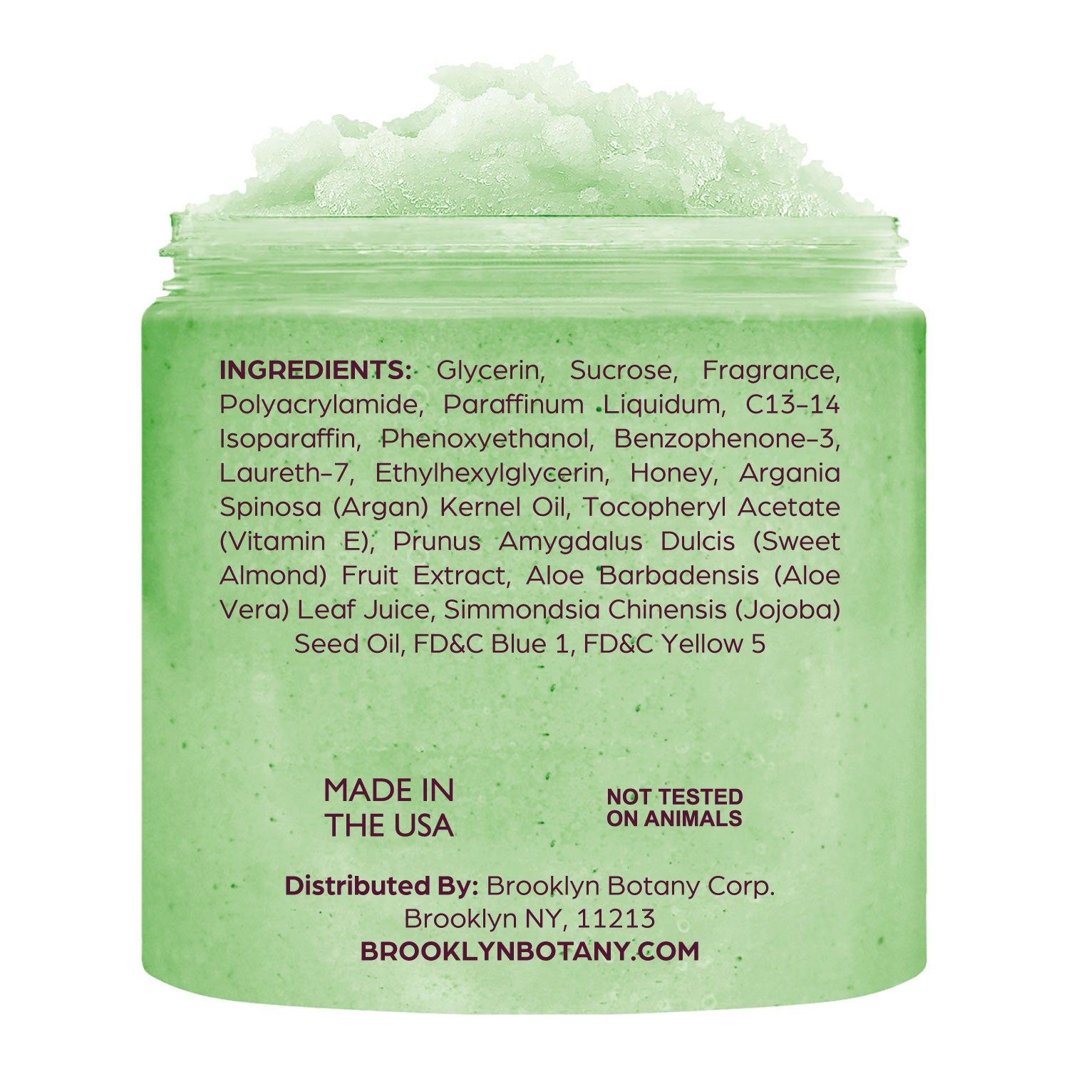 Green Tea Honey Sugar Body Scrub