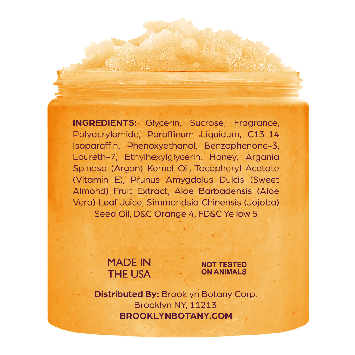 Peach Bellini Honey Sugar Body Scrub