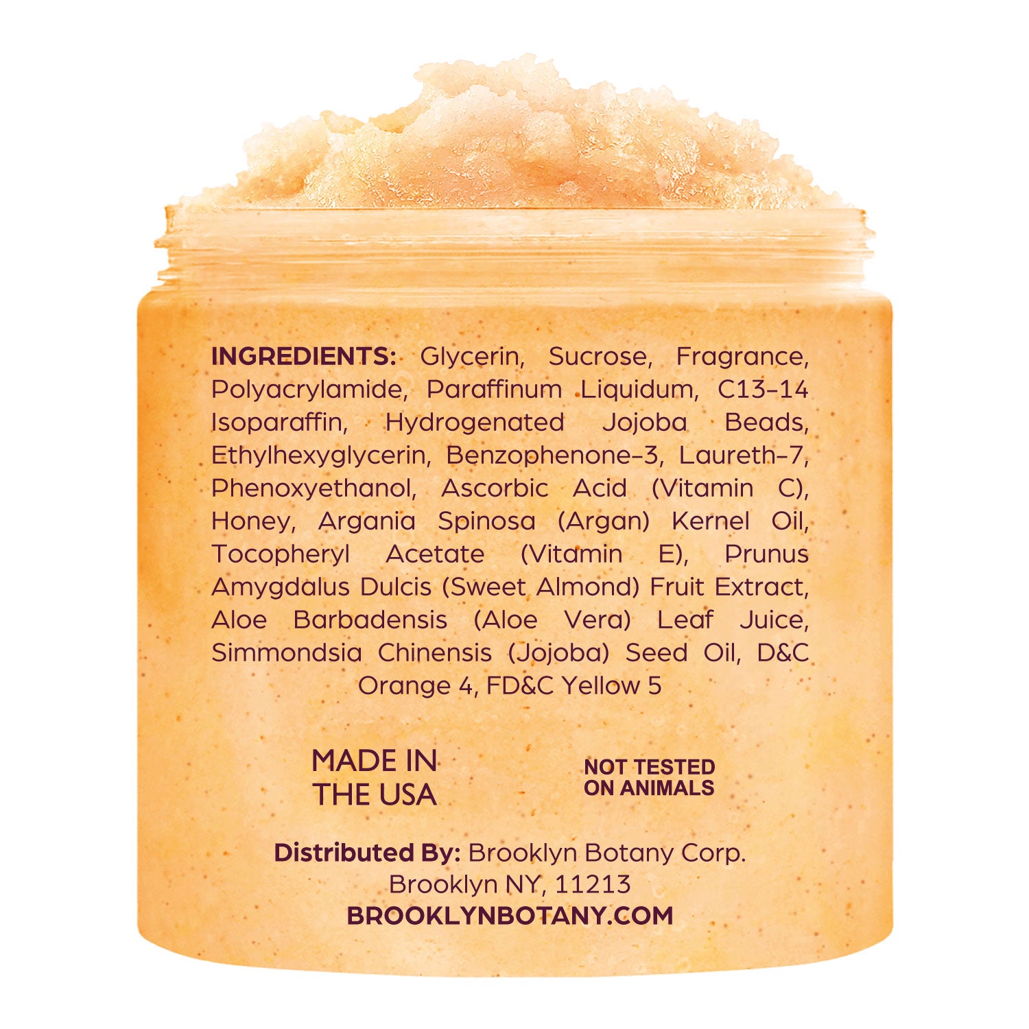 Vitamin C Honey Sugar Body Scrub