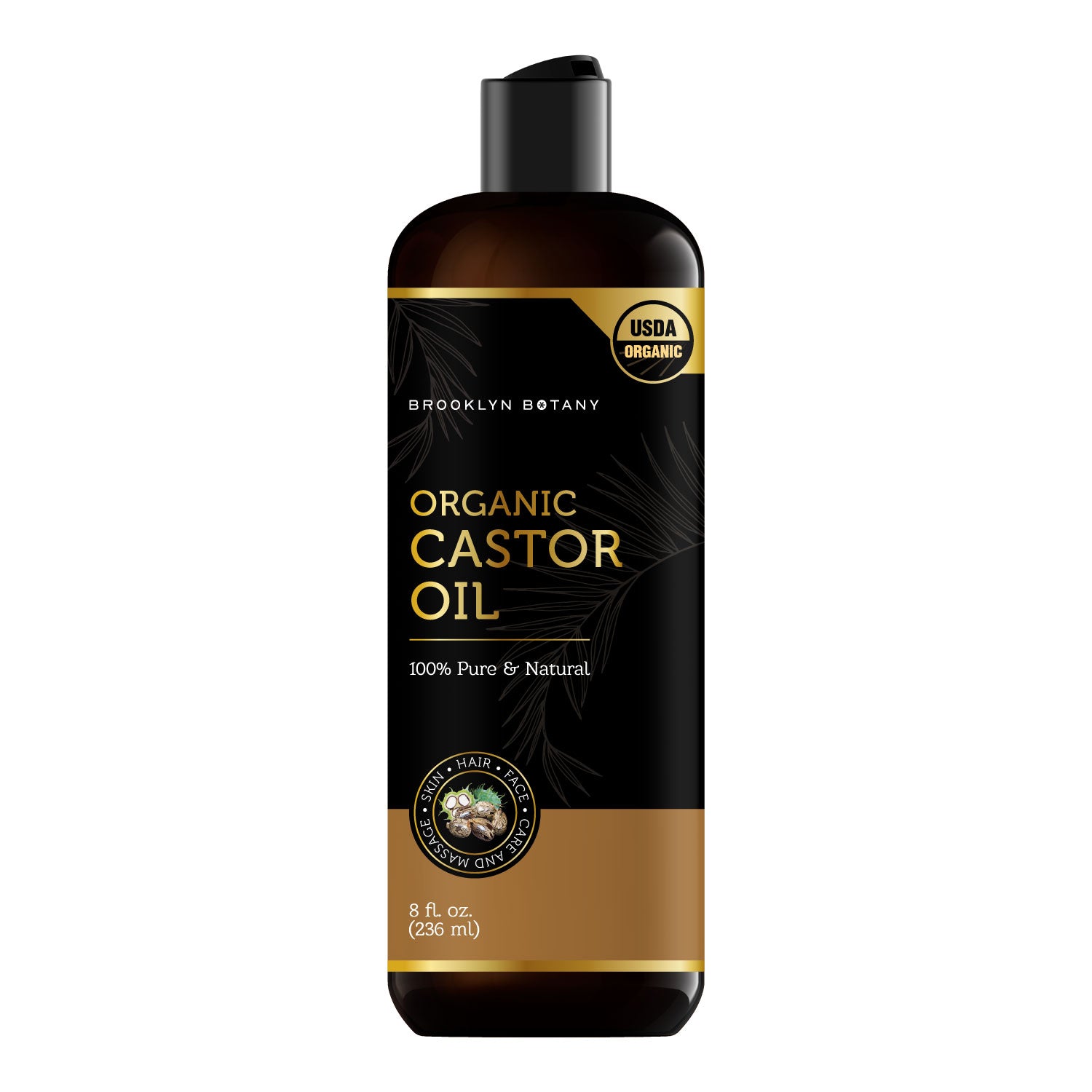 Organic Castor Oil 8 OZ