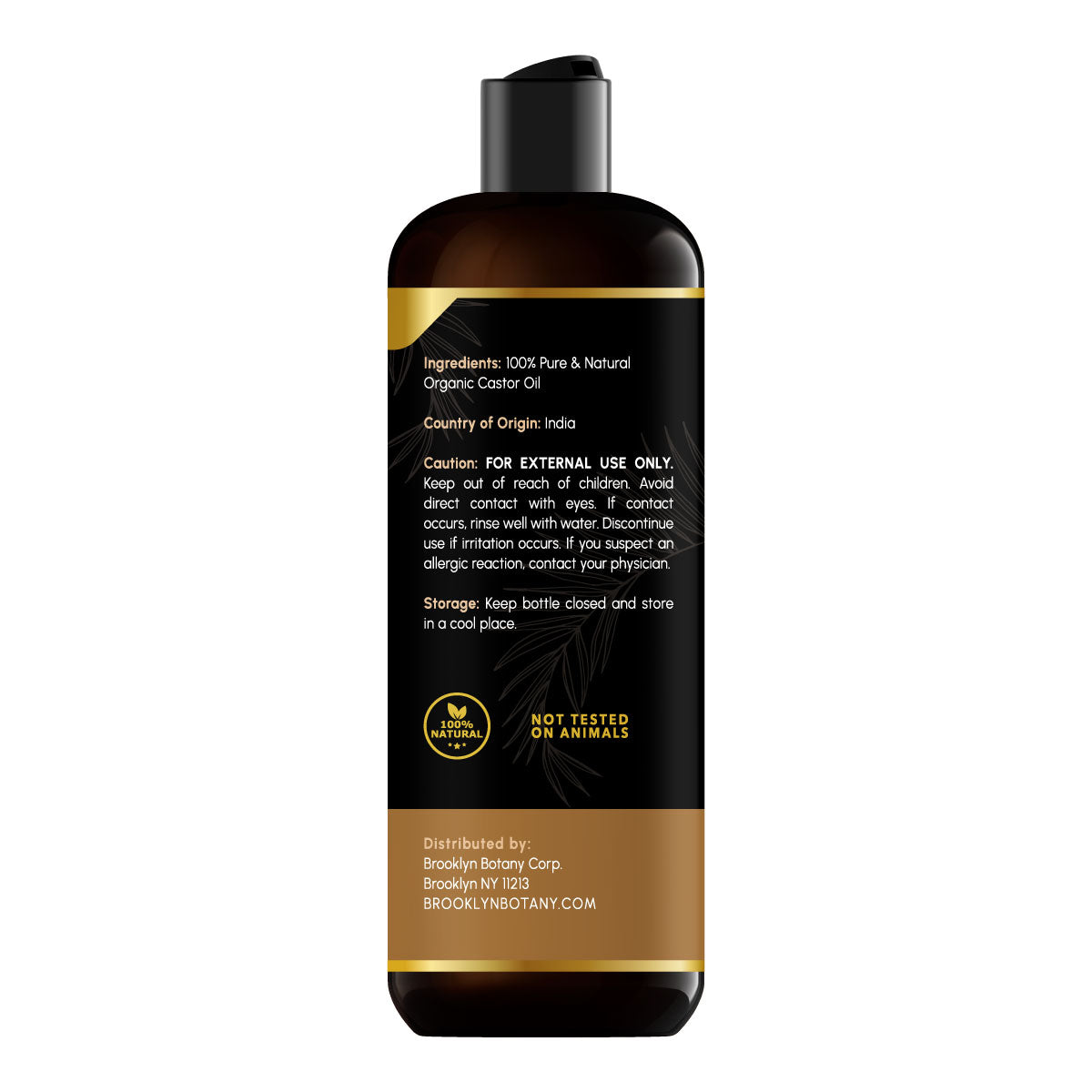 Organic Castor Oil 8 OZ