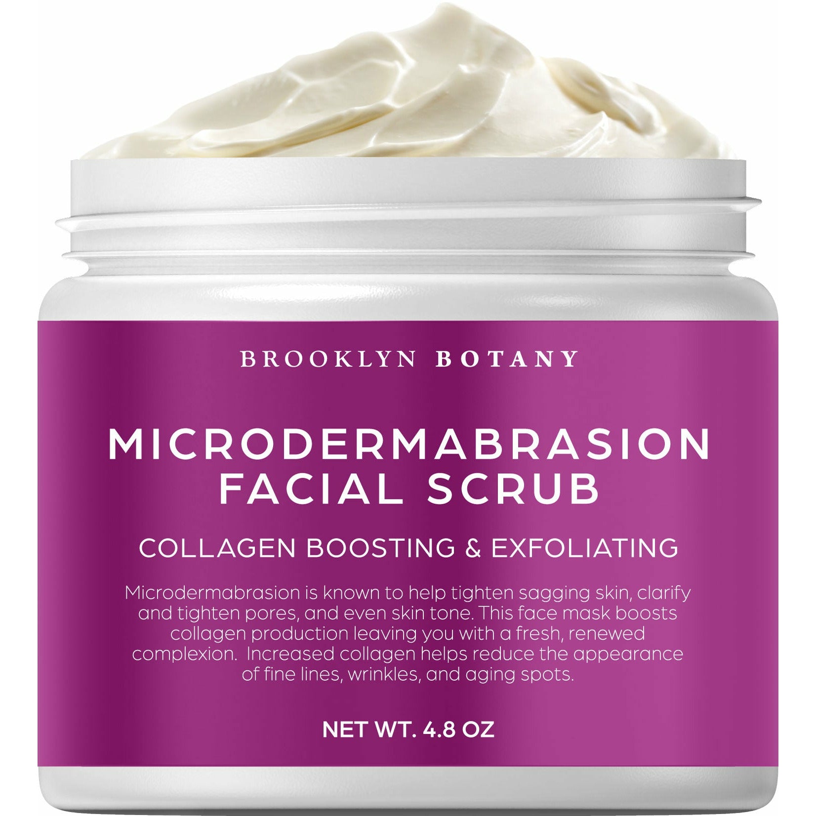 Microdermabrasion Facial Scrub 2.5 oz – Exfoliating Face Scrub