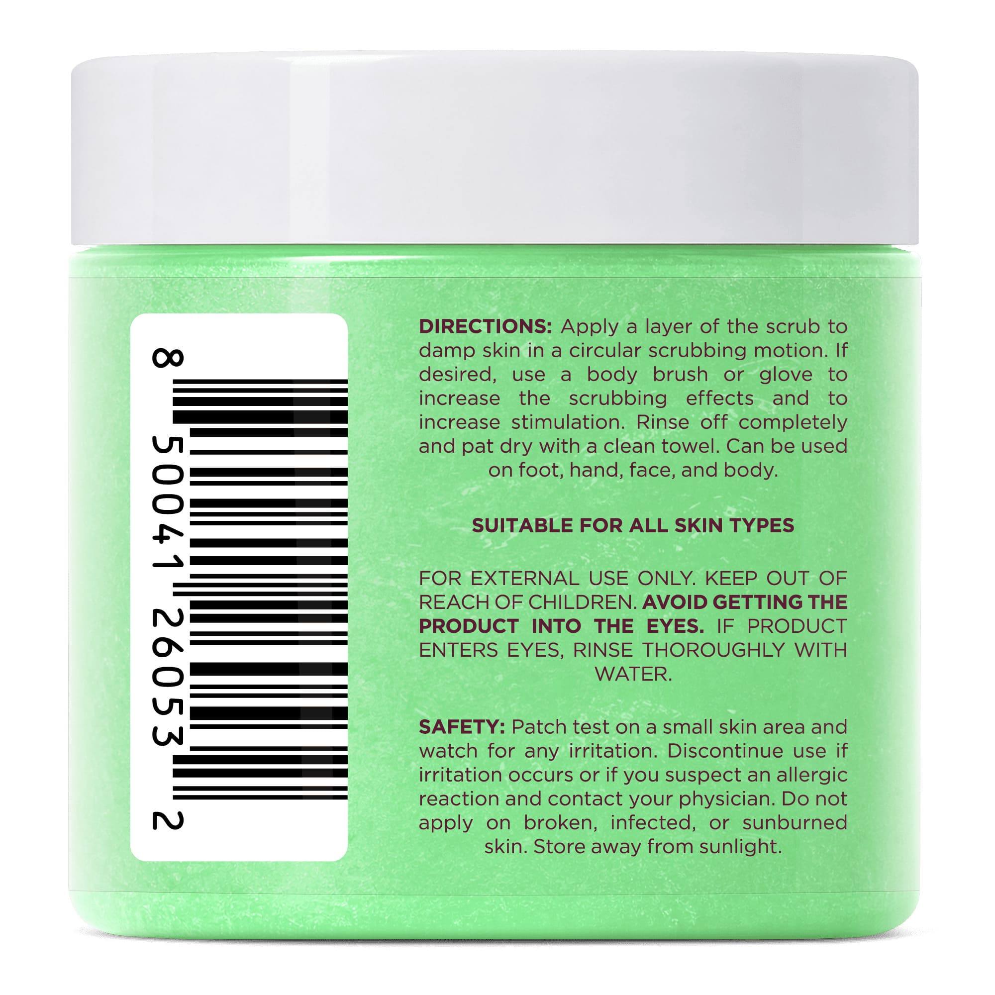Green Tea Honey Sugar Body Scrub