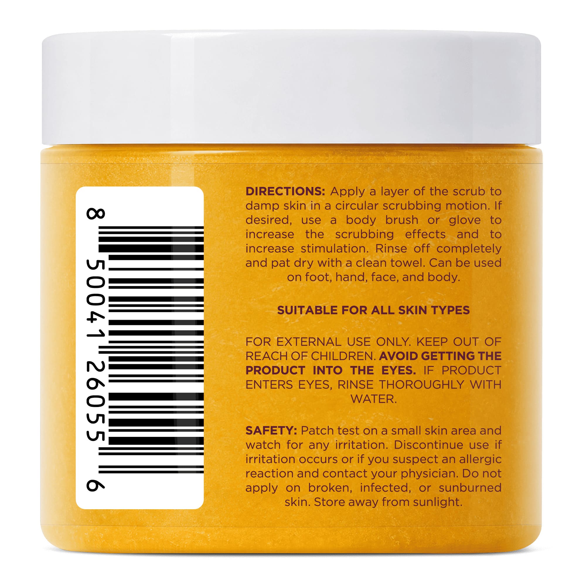 Peach Bellini Honey Sugar Body Scrub