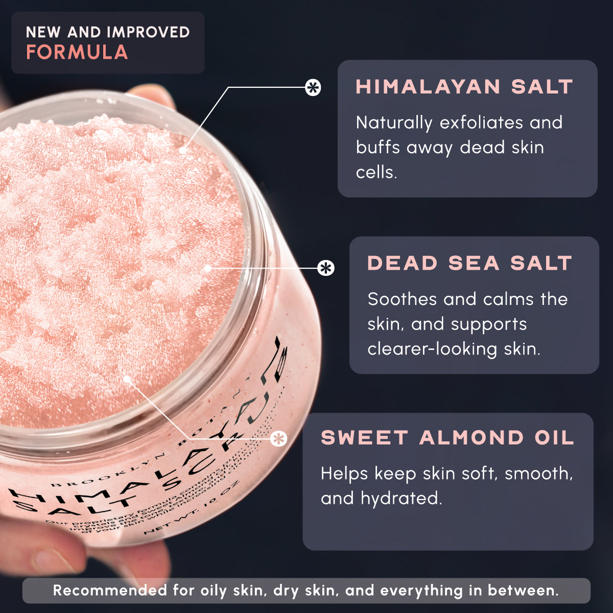 Himalayan Salt Body Scrub 10 oz
