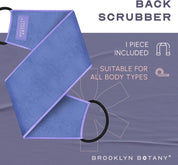 Exfoliating Back Scrubber for Shower and Bath with Handles