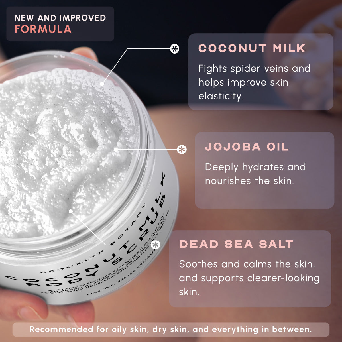 Coconut Milk Body Scrub 10 oz