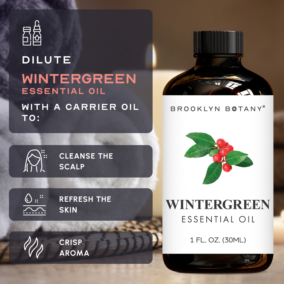 Wintergreen Essential Oil 1 OZ