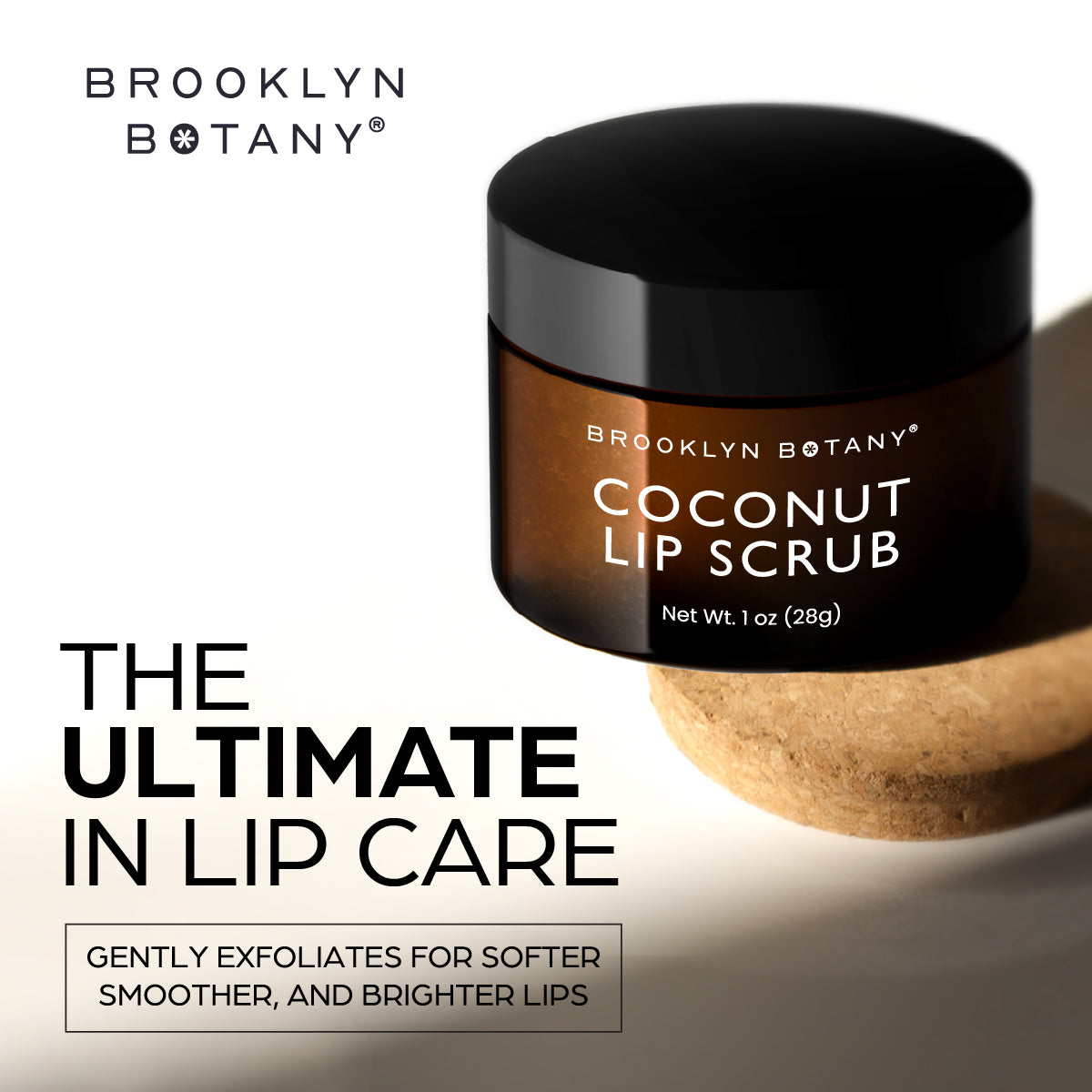Lip Scrub Exfoliator - Coconut 1 oz