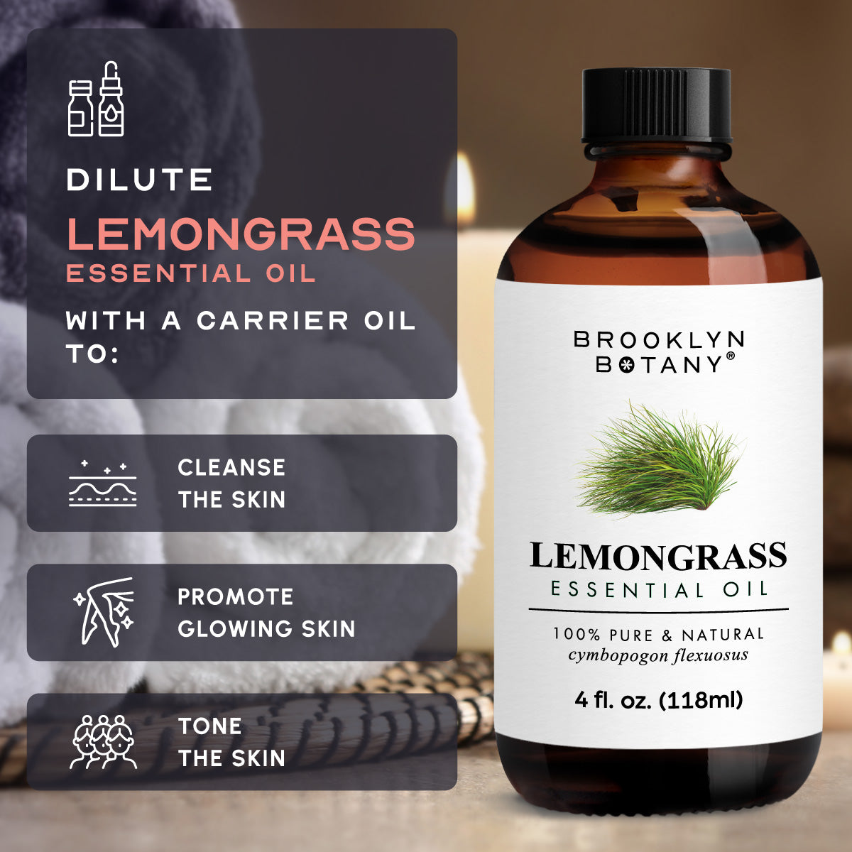Lemongrass Essential Oil - Brooklyn Botany –