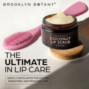 Lip Scrub Exfoliator with Silicone Scrubber