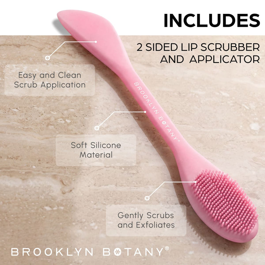 How to use Lip Scrub Exfoliator with Silicone Scrubber