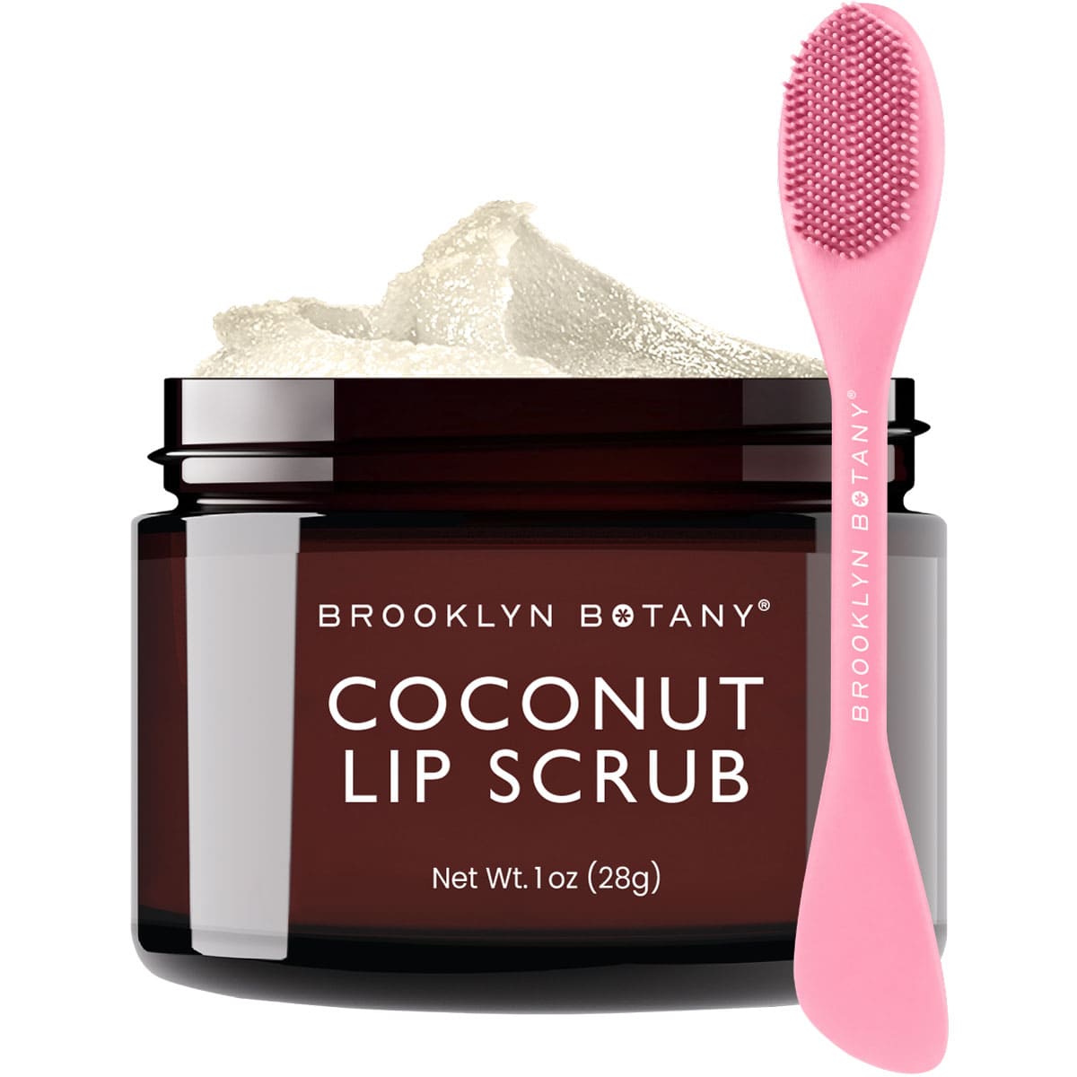Lip Scrub Exfoliator with Silicone Scrubber