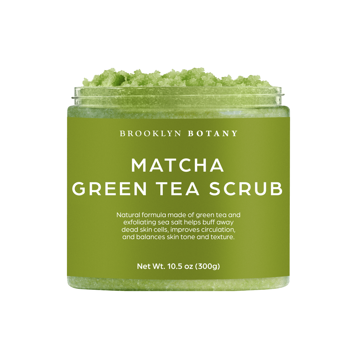 matcha green tea scrub